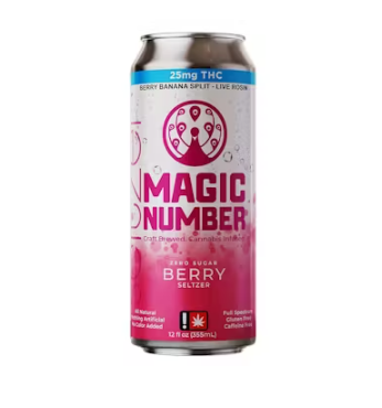 Discover Magic Number Berry Seltzer 25mg: Oregon's First Live Resin Seltzer