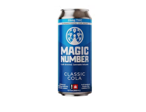 Magic Number Classic Cola 25mg: A Sweet & Potent Cannabis Beverage Experience