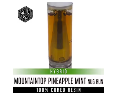 Discover the Pinnacle of Flavor with Mountaintop Pineapple Mint Nug Run Cured Resin Cart