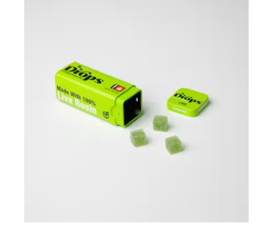 Drops Lime 20PK 100MG: Balanced, Mellow, and Functional Cannabis Edibles