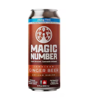 Magic Number Ginger Beer Soda 25MG: A Refreshing and Potent Cannabis Beverage